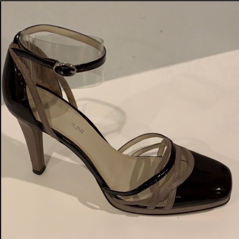 Enzo Angliolini Dark Brown/Cocoa Heels Size 7.5 - image 1